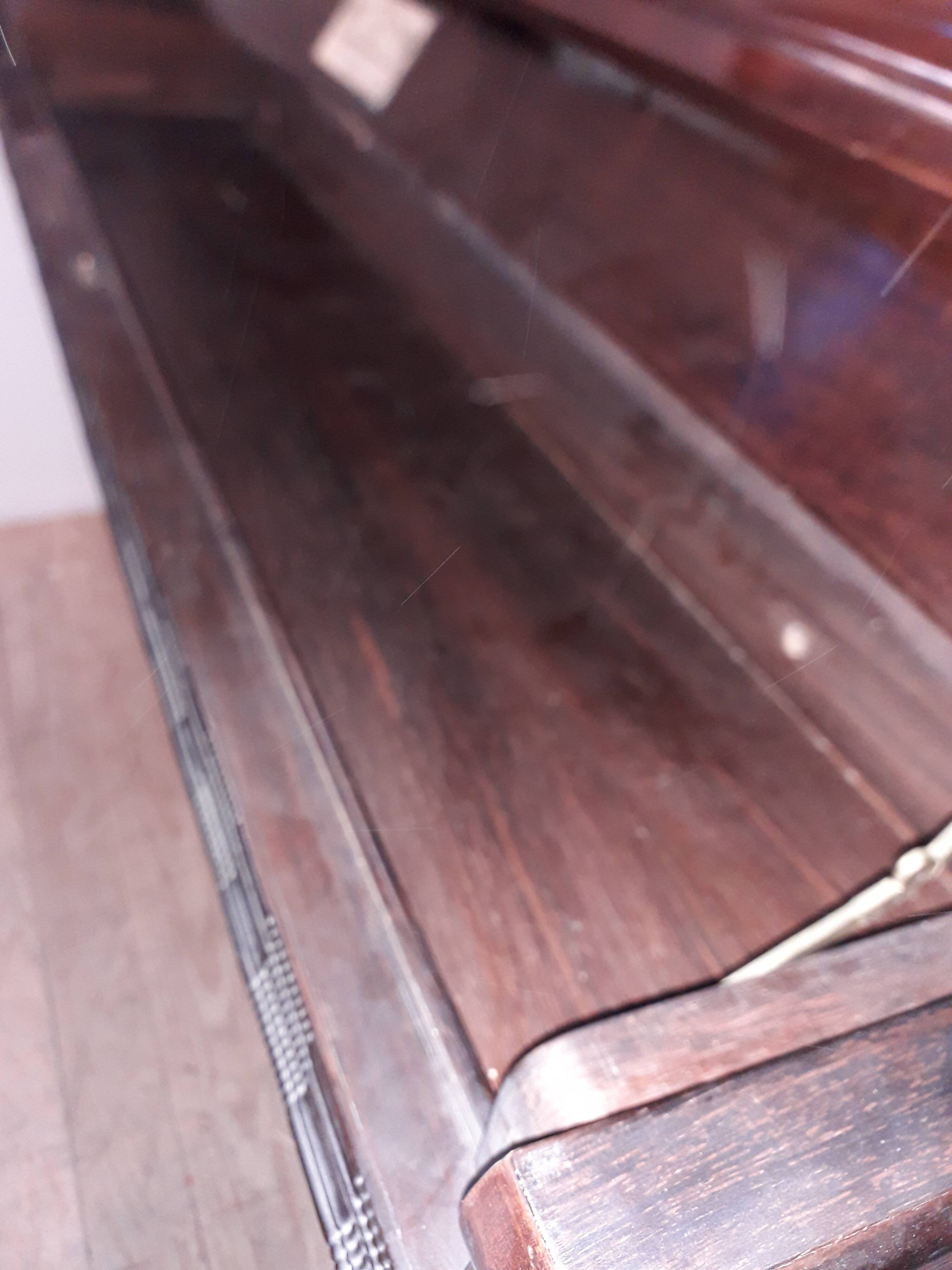 Original mahogany console