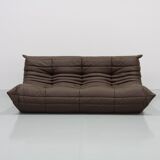 Sofa 3 places leather designed by Michel Ducaroy 1973