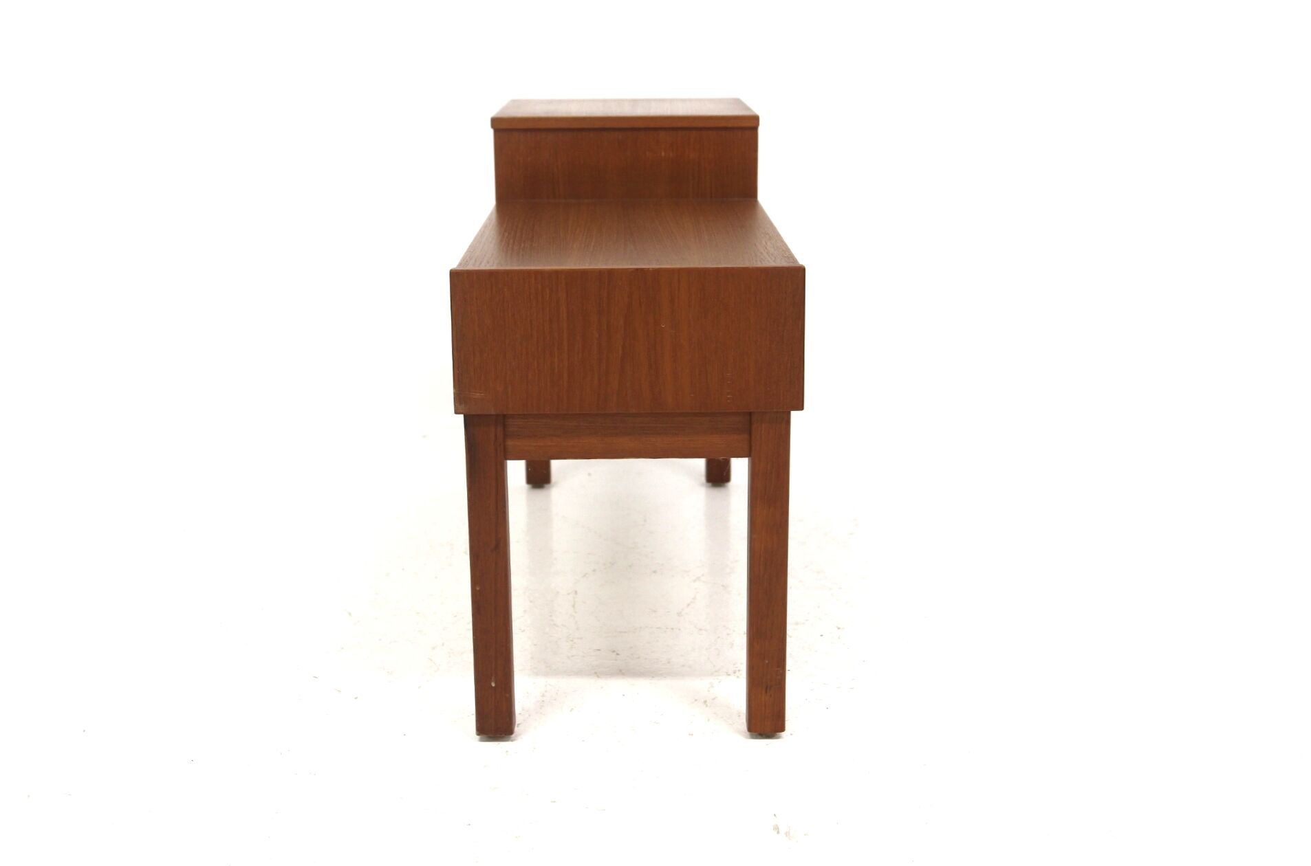 Banc-téléphone scandinave teck, Suède, 1960