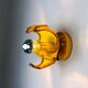 Carlo Nason sconce for Mazzega Murano, orange Murano blown glass Italy, 1970s