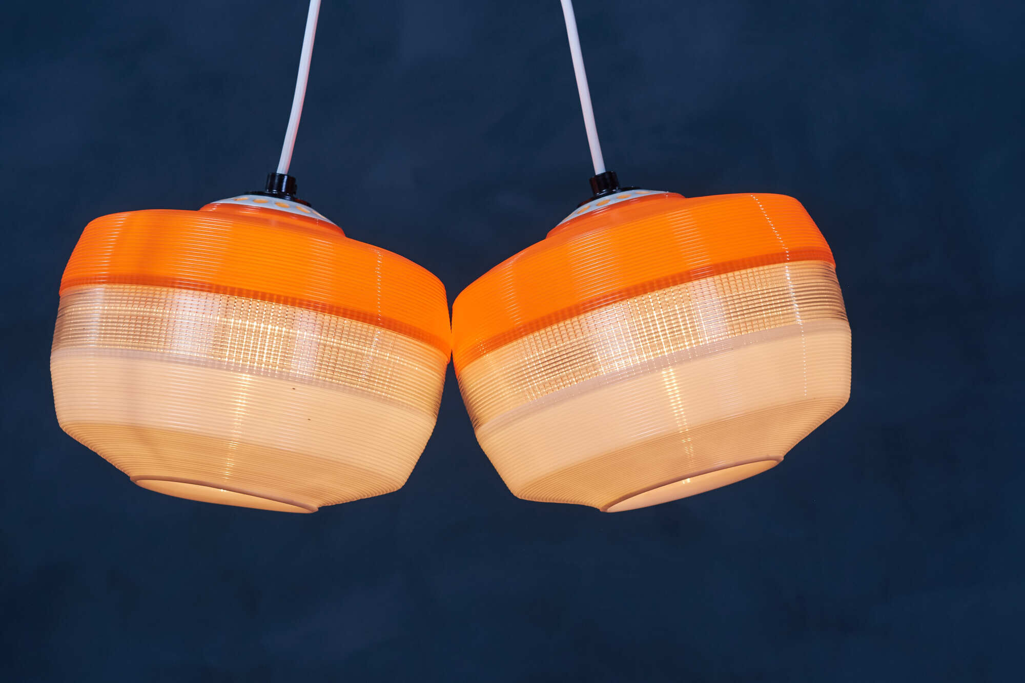 Vintage dutch pendant lamps, 1960s, set of 2