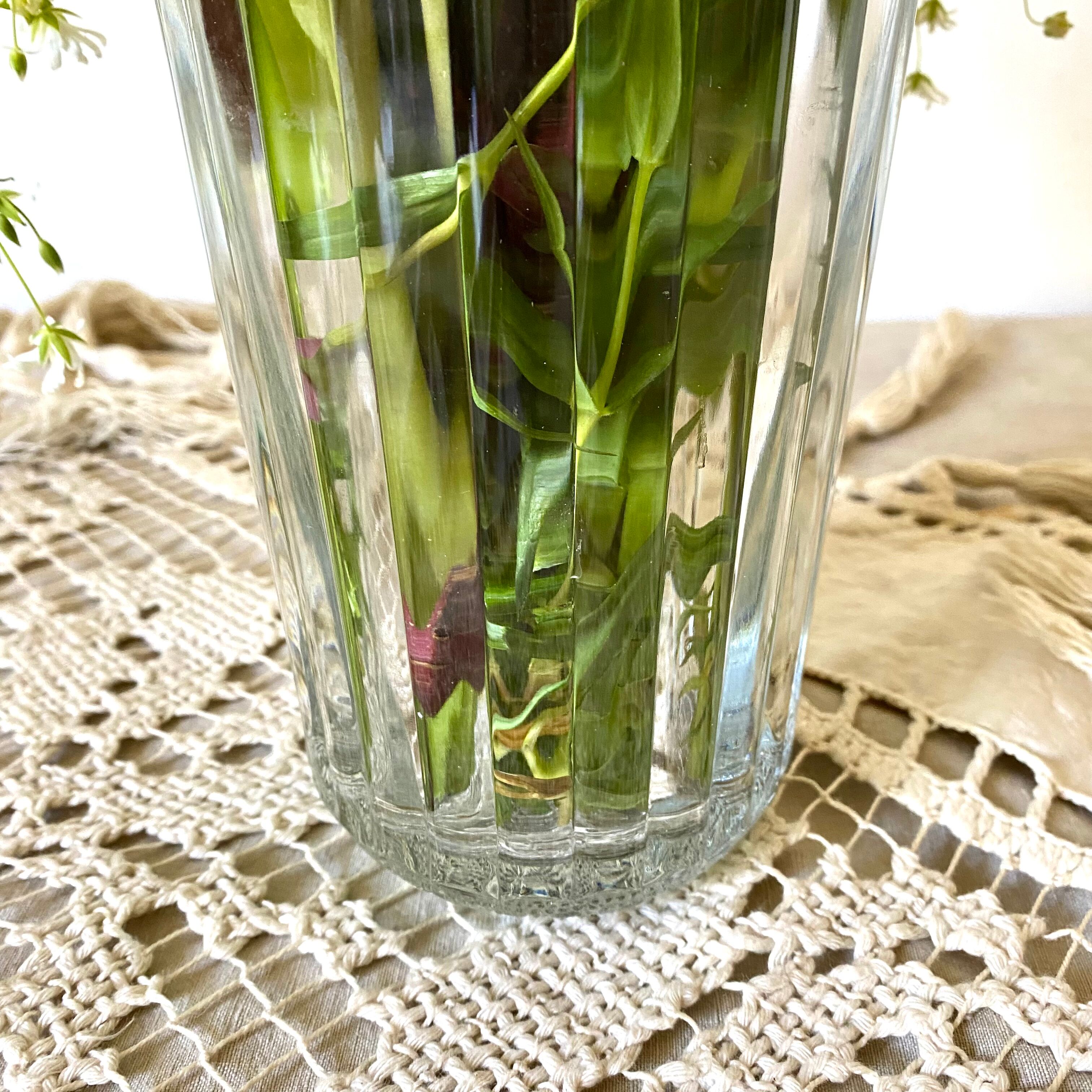 Vintage glass vase