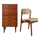 Commode scandinave vintage en teck