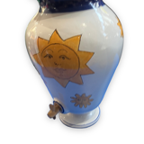 Water fountain in earthenware pattern sun christian dior