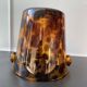 Seau à glaçons vintage Empoli pour Dior – verre soufflé écaille de tortue