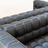 Kubus Sofas, Two Places by Josef Hoffmann for Wittmann, 1980s, Set of 4
