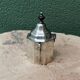 Art Deco coffee service, silver metal and rosewood