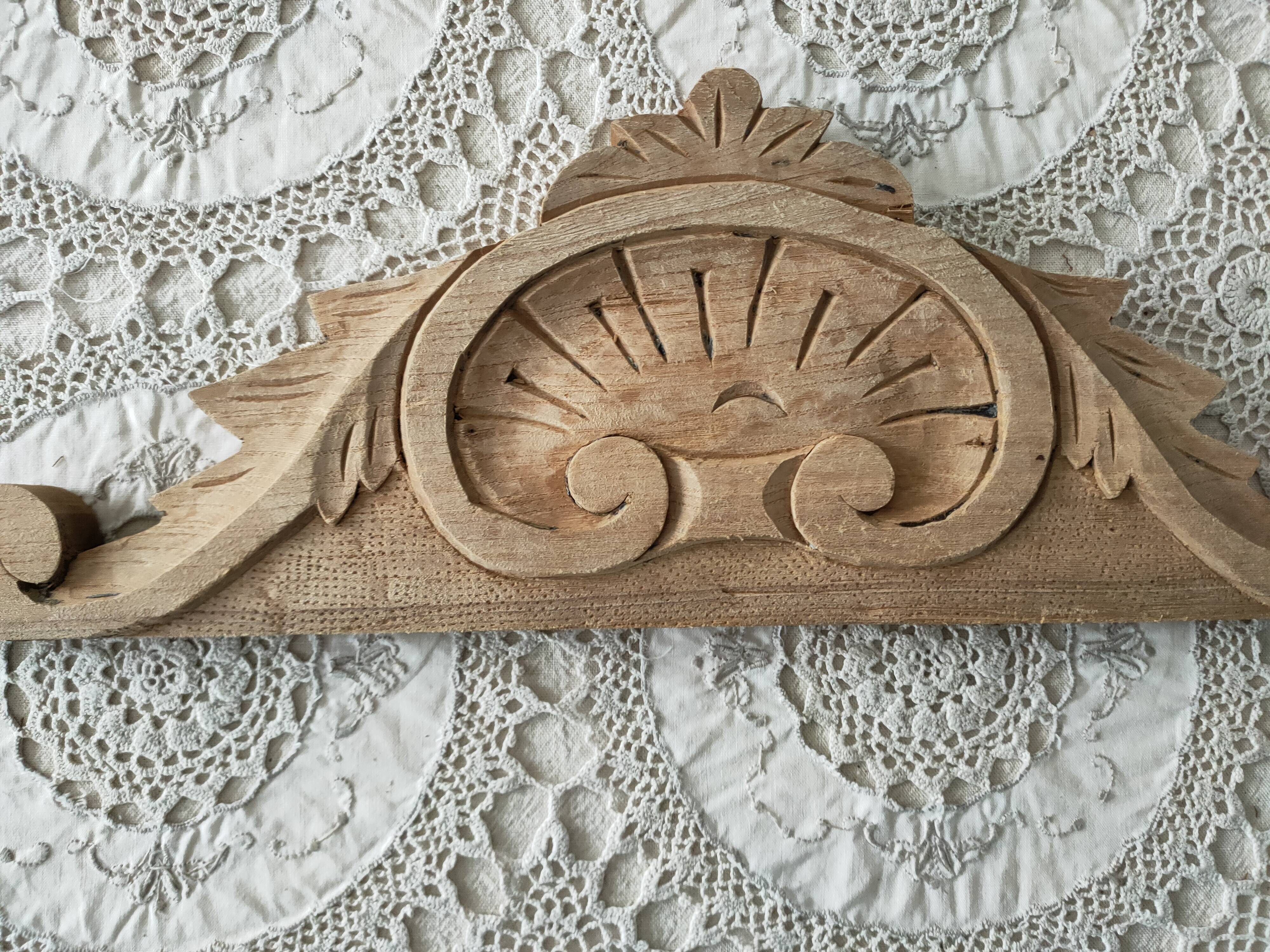 old oak pediment