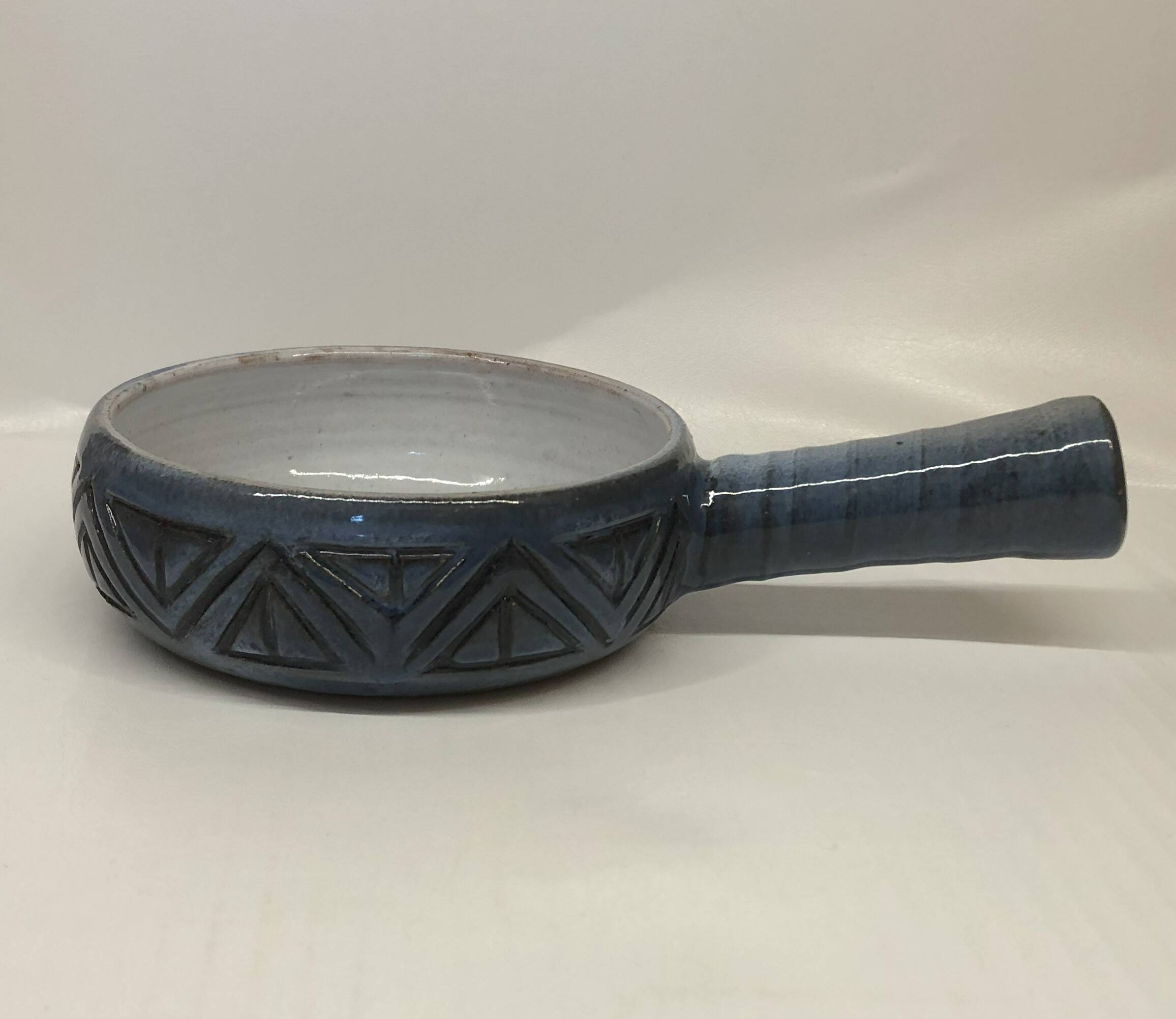 Scandinavian ceramic fondue pot