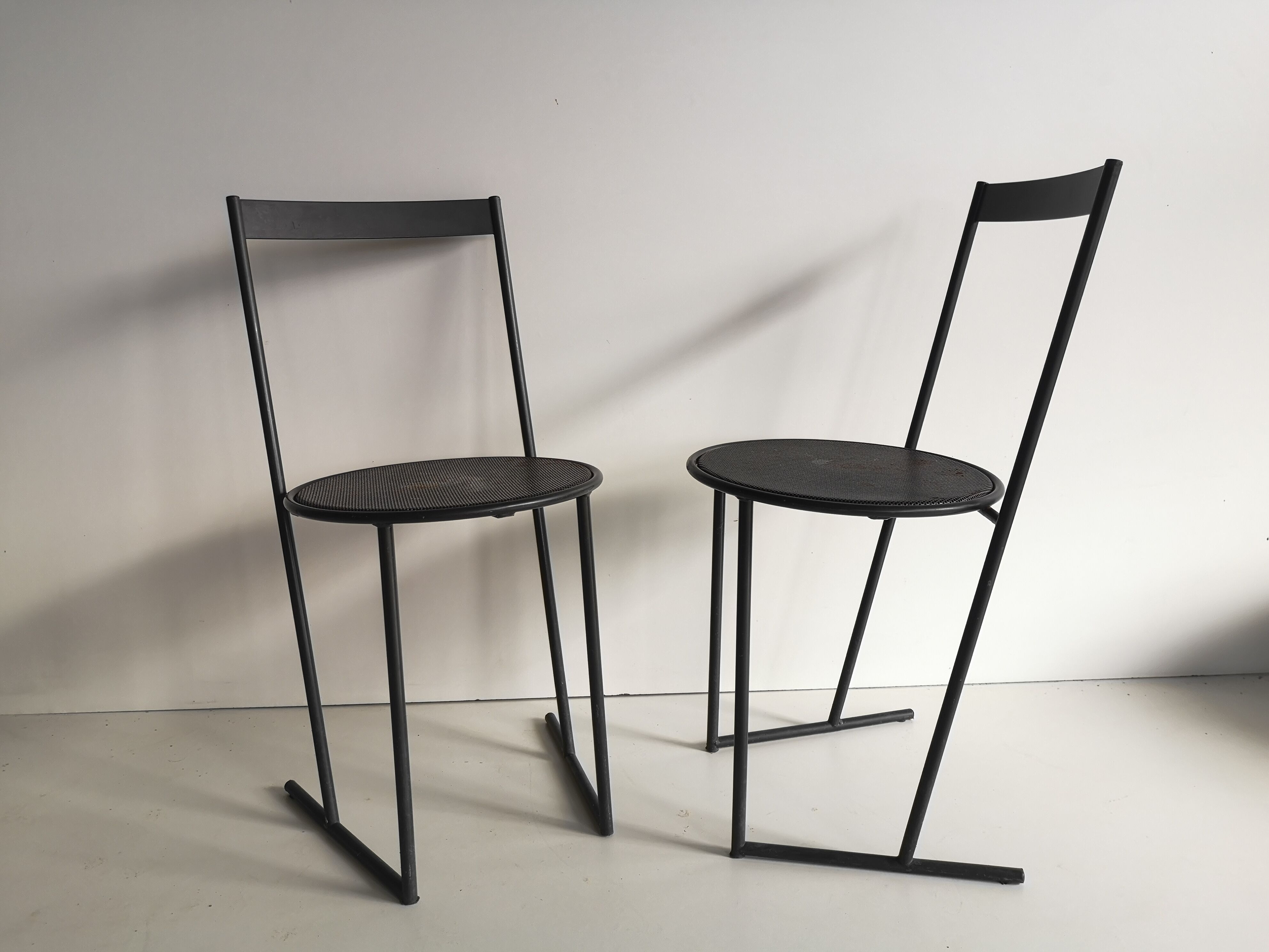 Paire de chaises Fly-line Italy 1980