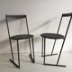 Paire de chaises Fly-line Italy 1980