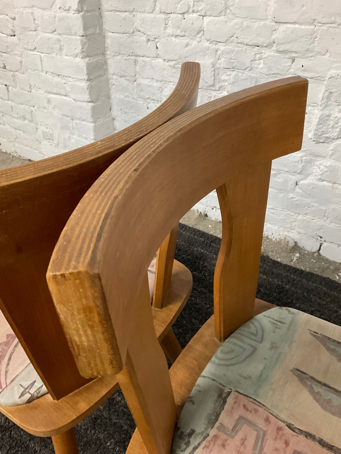 Pair of Scandinavian bistro chairs from the 50s-60s