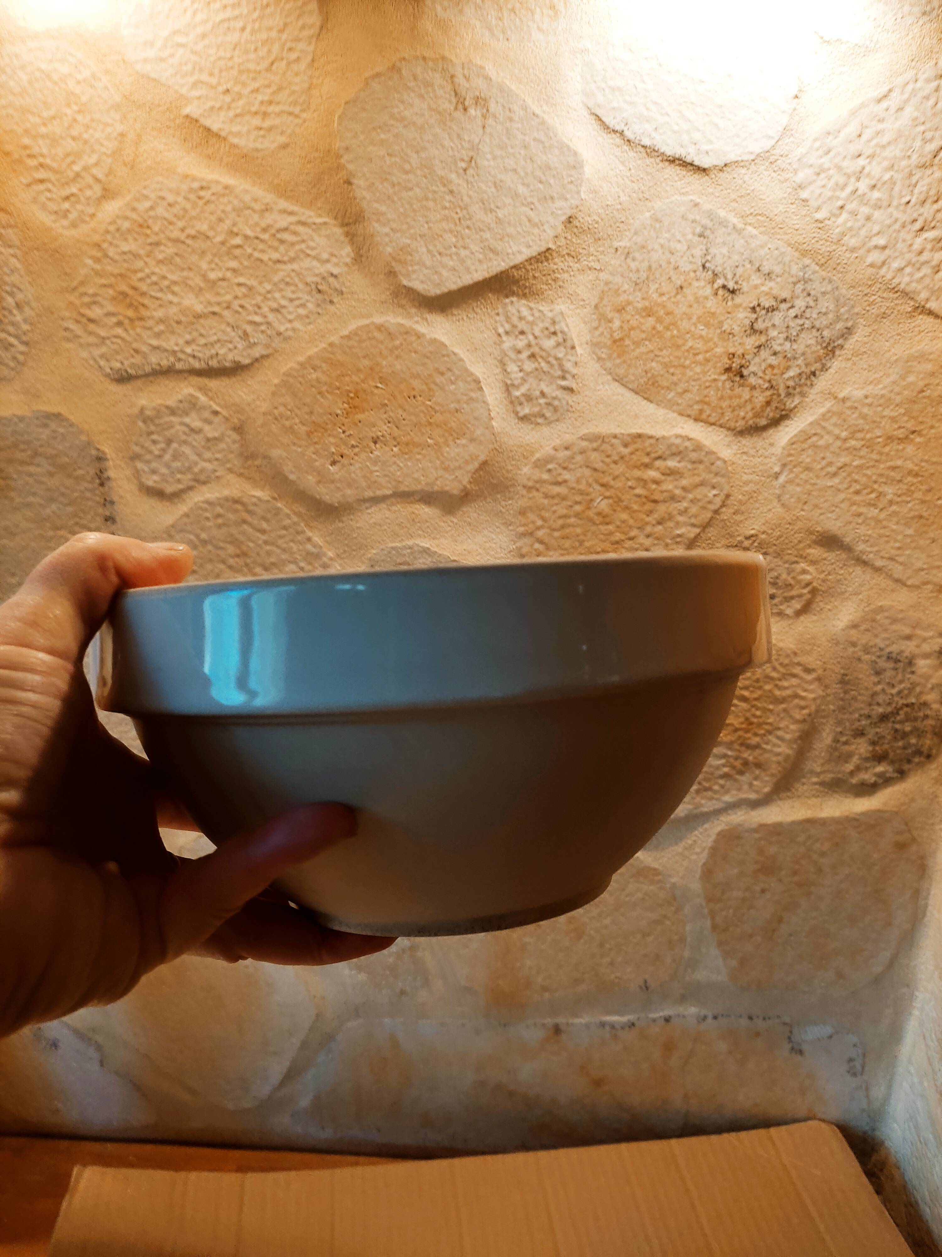 Digoin bowl in beige sandstone
