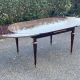 Imperial Scandinavian Round Oval Extendable Rosewood Dining Table 2