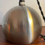 Space age metal suspension globe from the 80s