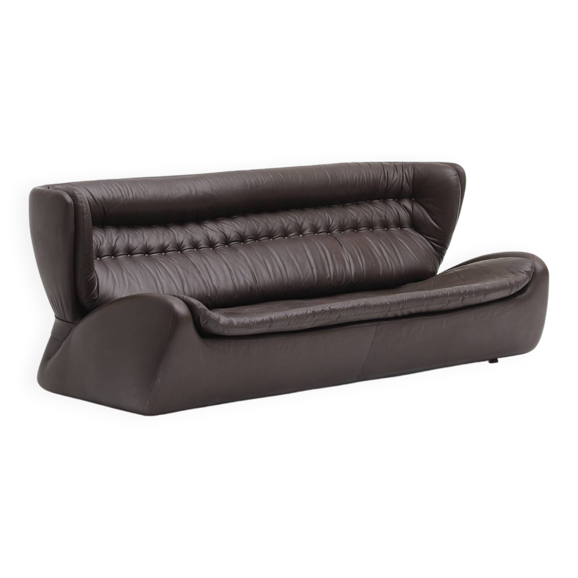 three-seat sofa model Pasha, manufactured in the 1970s by Durlet, Belgium.