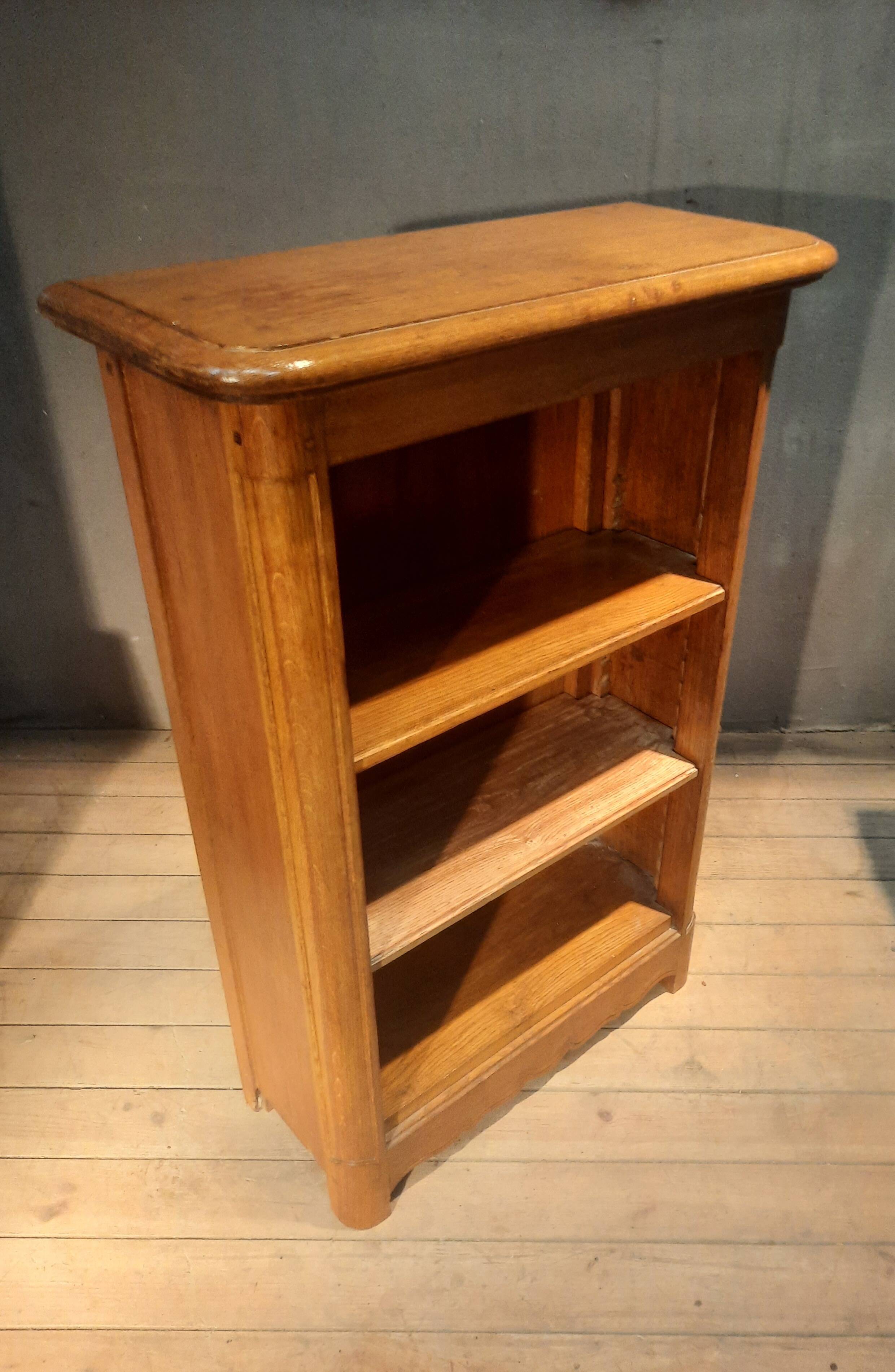 Solid wood shelf on legs
