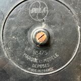 Porte-parapluie Pola modèle 475 en plastique jaune et noir, 1960-1970