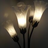 Lamp 5 branches tulips style art nouveau