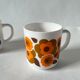 Mugs lotus Arcopal vintage