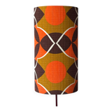Oblivion lampshade H38 D20 - vintage 70's fabric