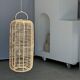 Large lantern-shaped rattan pendant lamp H50 D24