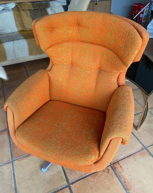 Fauteuil pivotant et basculant Circa 70