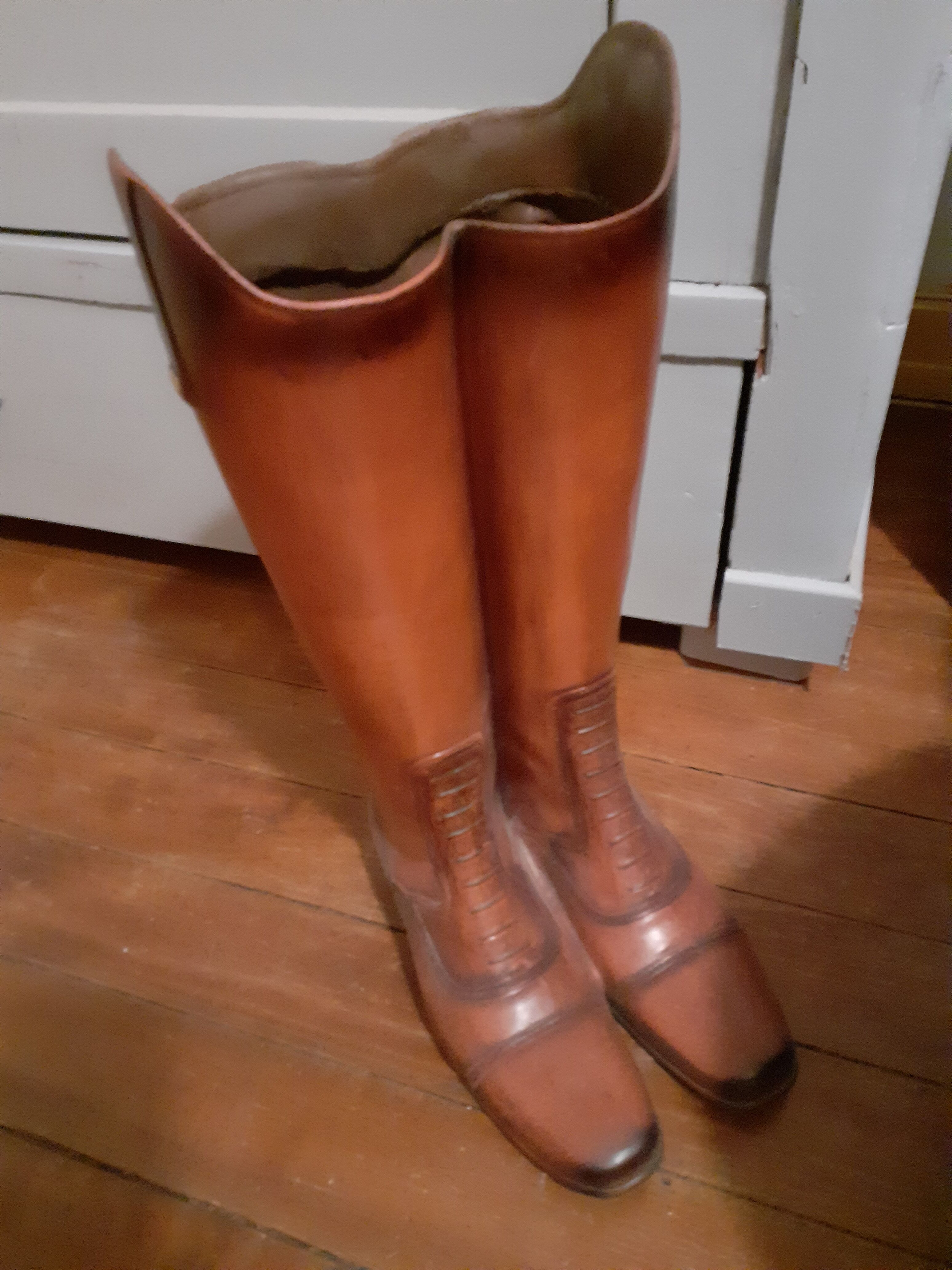 Porte parapluie bottes cavalier