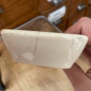 Vide-poche ou Porte-peigne Sarreguemines Art Nouveau