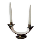 Verceram iridescent ceramic lamp France c.1960