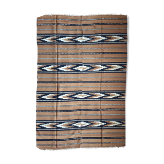 Tapis de laine teinté naturel dans des feuilles de coings, authentique tissé à la main en Roumanie 2 160x240cm