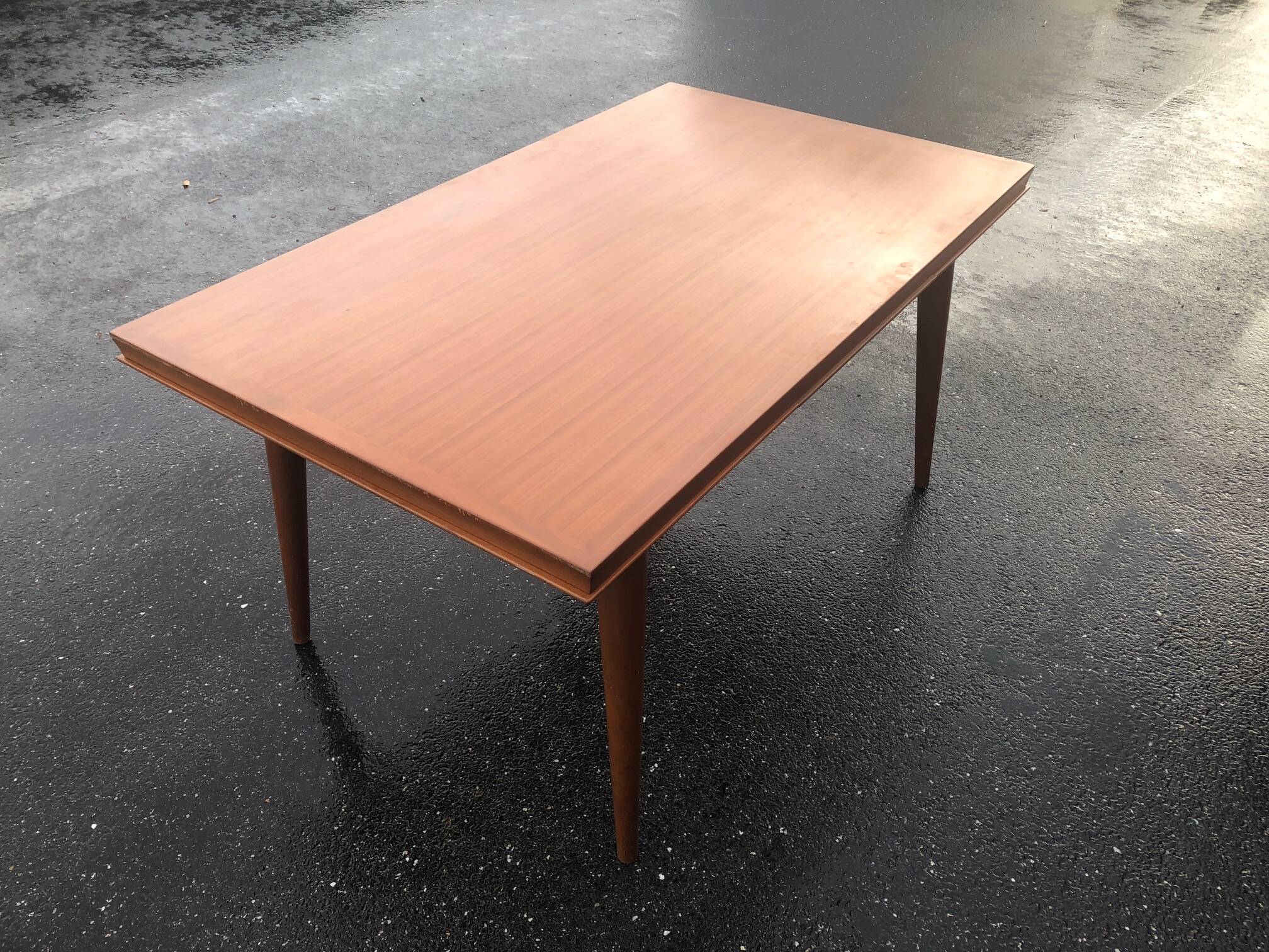Gaston Poisson teak dining table
