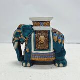 Statue en céramique d'un éléphant indien