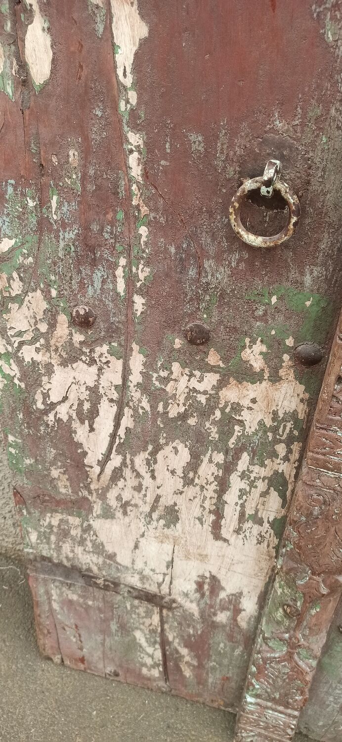 Old wooden door