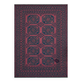 Tapis Boukhara d'origine afghane, entièrement noué à la main. Dim : 254x154