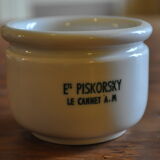 Vintage yoghurt pot