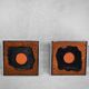 Vintage Brutalist Metal and Ceramic Entrance Door Handle by Juliette Belarti, 1960s, Set of 2