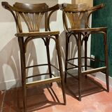 Pair of bistro bar chairs