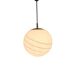 Massive - Hollywood Regency - spherical pendant lamp - opaline - Belgium