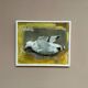 Original Swedish Oil on Canvas – “Seagull” by Ingeborg Stragnell – Signed
