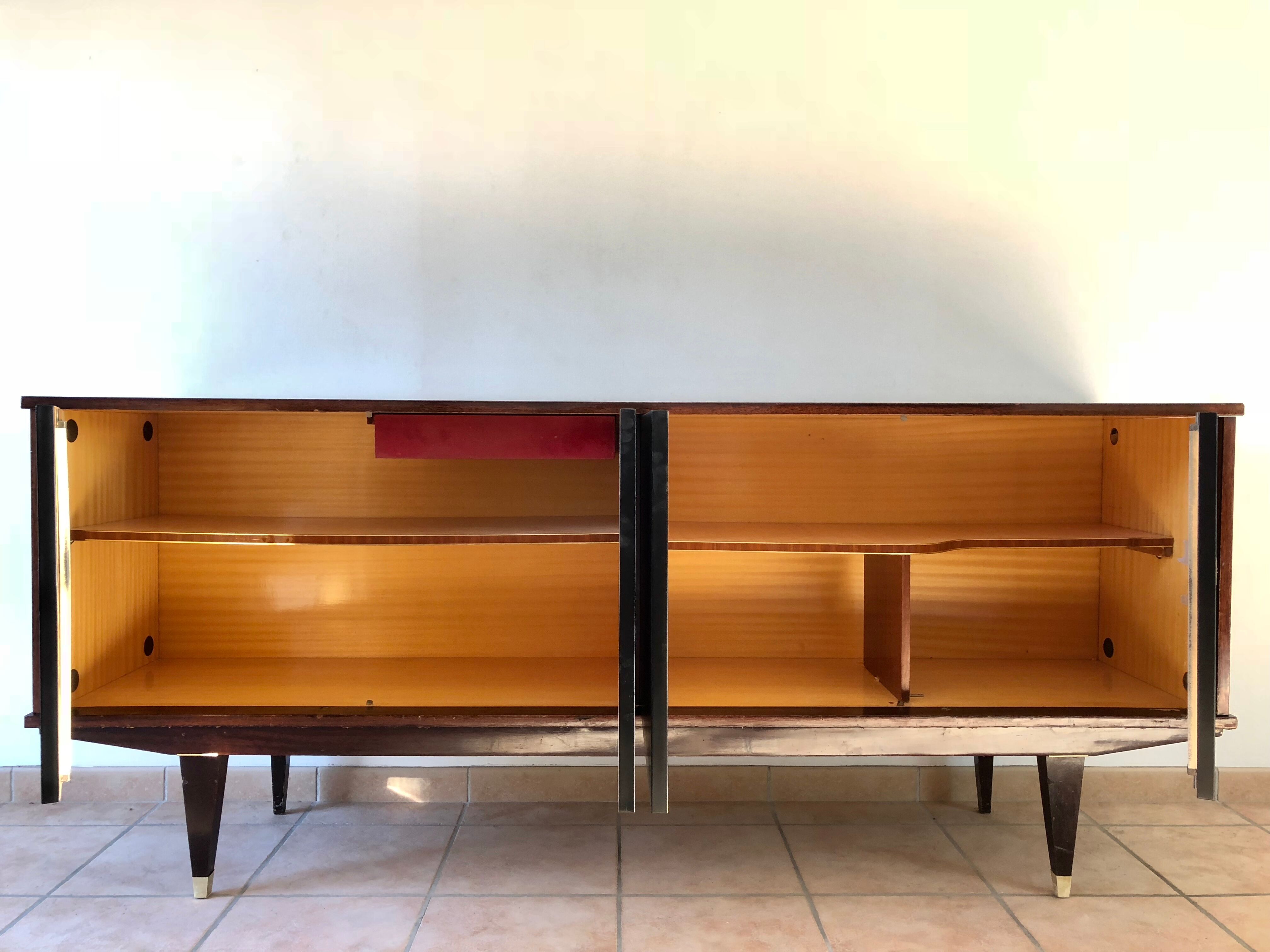 Black vintage sideboard