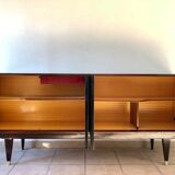 Black vintage sideboard