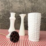 White opaline vase