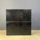 Black brutalist bar cabinet, 1970s
