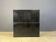 Cabinet de bar brutaliste noir, années 1970