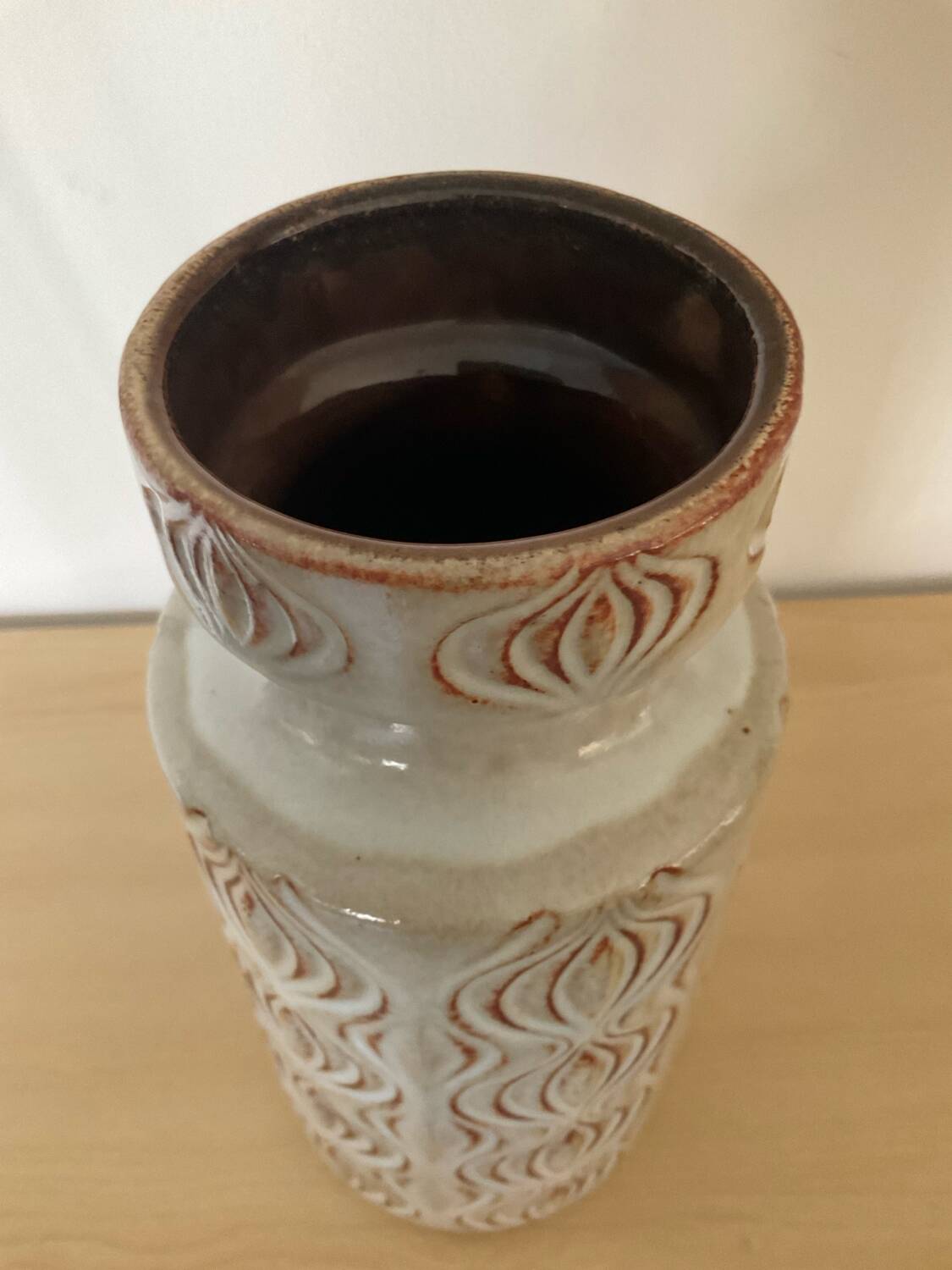Vintage Amsterdam ceramic vase Scheurich 70s
