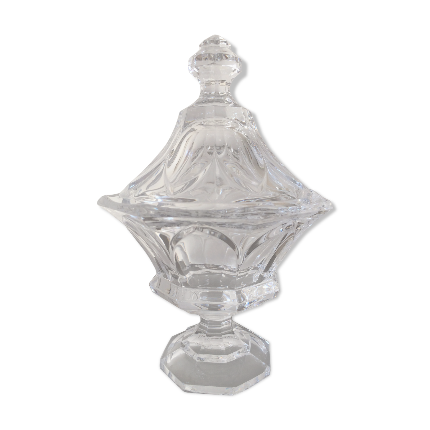 Sucrier en cristal des années 30