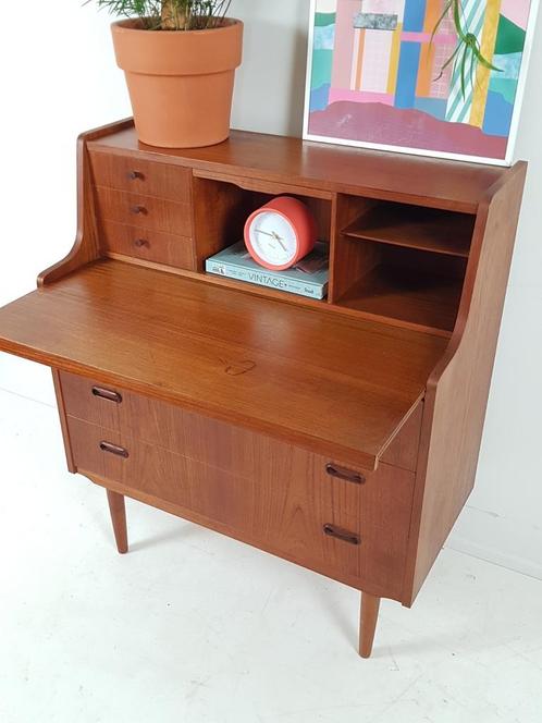 Vintage Danish teak secretary Chatol