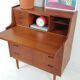 Vintage Danish teak secretary Chatol