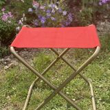 Vintage canvas folding stool